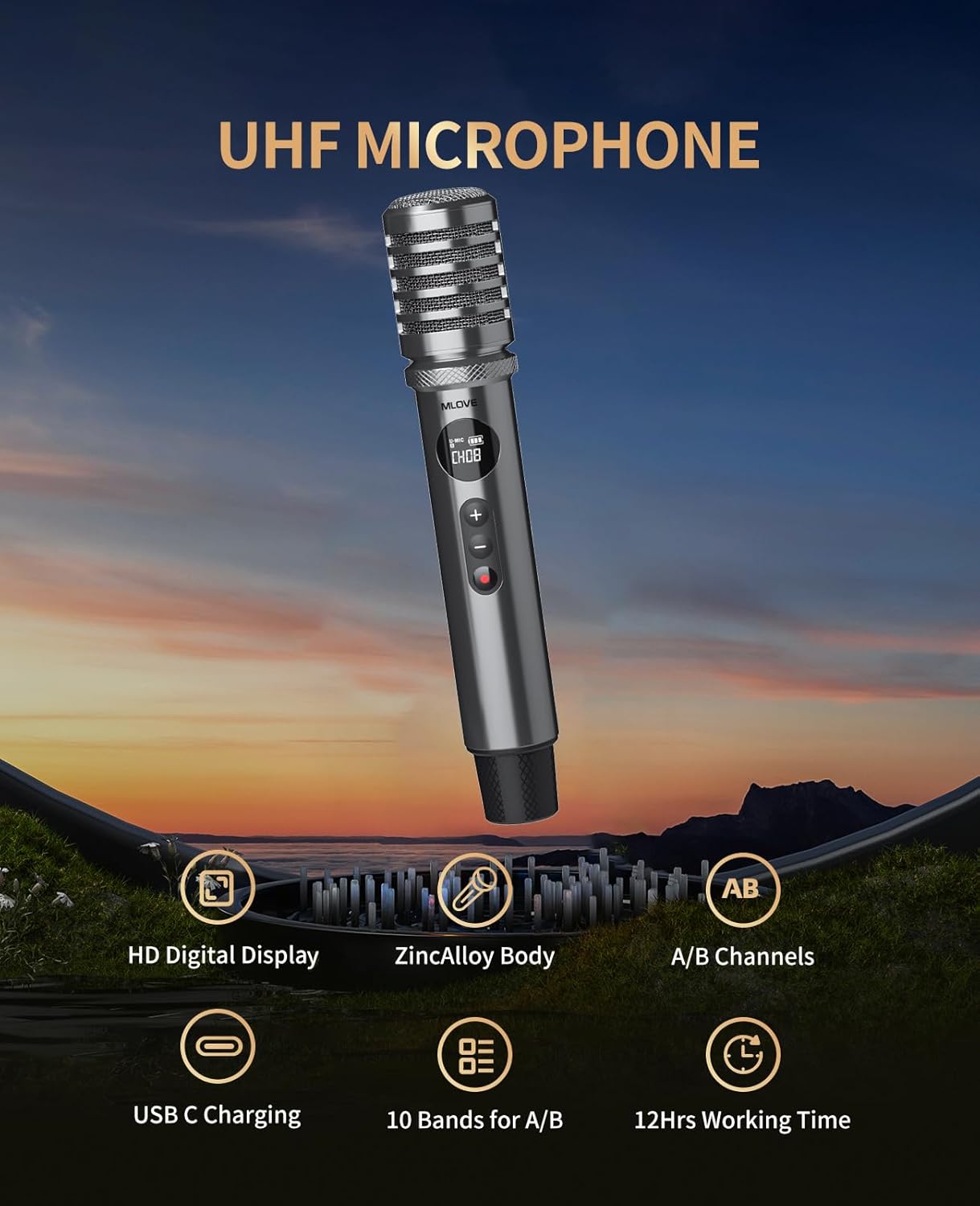 D4 Mini Karaoke Machine for Adults with Wireless Microphone, 120W Portable Wireless Karaoke Speaker 3-Channel Effects Control, 6 EQ, 3 Reverb Modes, Recording, Key Control & Vocal Cut, Black