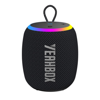 مكبر صوت محمول بتقنية البلوتوث من YEAHBOX، مكبر صوت لاسلكي صغير للسيارة، مزود بمضخم صوت مزدوج للاستخدام المنزلي/الخارجي/الحفلات 